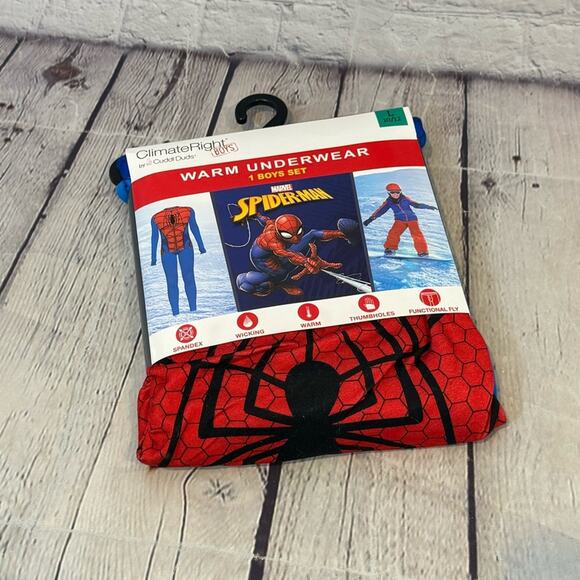 Climate Right by Cuddl Duds Boy’s Spiderman Set - Picture 1 of 3
